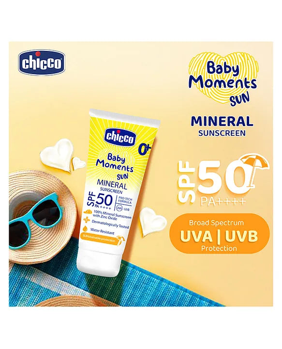 Chicco Baby Moments Mineral Sun Cream SPF 50 - 75 g