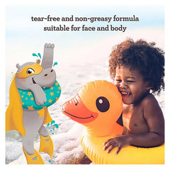 Aveeno Baby Sunscreen Aveeno Kids Continuous Protection Zinc Oxide Mineral Sunscreen Lotion for Sensitive Skin with SPF 50 - 88 ml