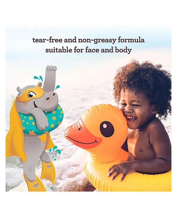 Aveeno Baby Sunscreen Aveeno Kids Continuous Protection Zinc Oxide Mineral Sunscreen Lotion for Sensitive Skin with SPF 50 - 88 ml