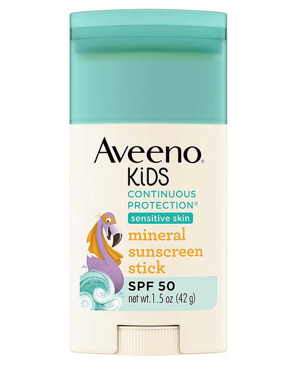 Aveeno Baby Sunscreen Aveeno Kids Continuous Protection Mineral Sunscreen Stick SPF 50 For All Skins -  42 g