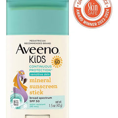 Aveeno Baby Sunscreen Aveeno Kids Continuous Protection Mineral Sunscreen Stick SPF 50 For All Skins -  42 g