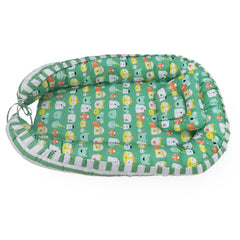 Green Panda - Baby Boat Bed for Babies & Infants | Portable Baby Bedding Set with Pillow