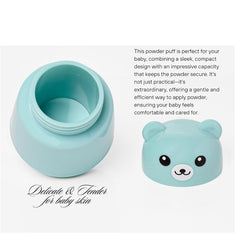 Baby Powder Puff | Baby Powder Puff With Box | Powder Puff With Box Holder Container | Powder Puff For Babies | Puff Powder Box - 1