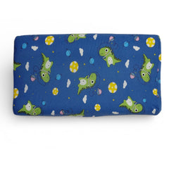 Kradyl Kroft Cervical Memory Foam Pillow for Kids 3 to 8 Yrs - Blue Dino