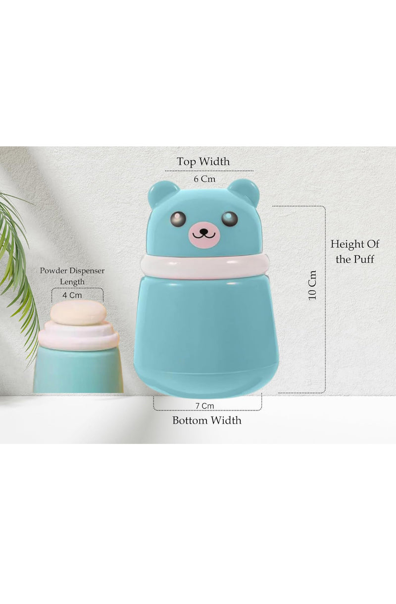 Baby Powder Puff | Baby Powder Puff With Box | Powder Puff With Box Holder Container | Powder Puff For Babies | Puff Powder Box - 1