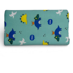 Kradyl Kroft Cervical Memory Foam Pillow for Kids 3 to 8 Yrs - Green Dino