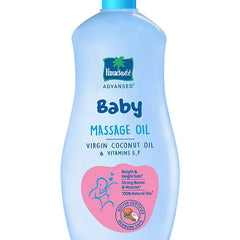 Parachute Advansed Baby 100% Virgin Coconut Baby Massage Oil with Vitamin E & F - 400 ml