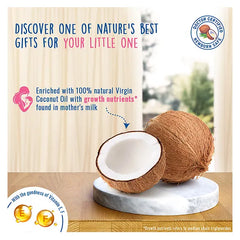 Parachute Advansed Baby 100% Virgin Coconut Baby Massage Oil with Vitamin E & F - 400 ml