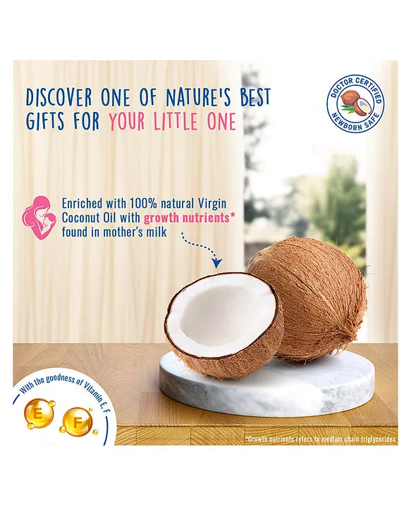 Parachute Advansed Baby 100% Virgin Coconut Baby Massage Oil with Vitamin E & F - 400 ml