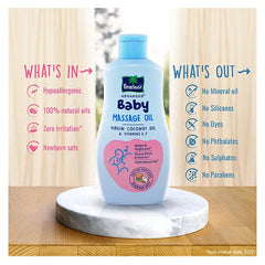 Parachute Advansed Baby 100% Virgin Coconut Baby Massage Oil with Vitamin E & F - 400 ml