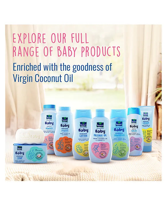 Parachute Advansed Baby 100% Virgin Coconut Baby Massage Oil with Vitamin E & F - 400 ml