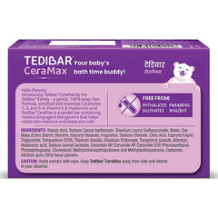 Torrent Pharma Tedibar Ceramax Bathing Bar 75g(Pack of 1) enriched with Ceramides & Vitamin E | Allantoin | 100% Soap Free | Skin Friendly Ph - By