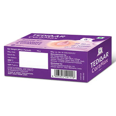 Torrent Pharma Tedibar Ceramax Bathing Bar 75g(Pack of 1) enriched with Ceramides & Vitamin E | Allantoin | 100% Soap Free | Skin Friendly Ph - By