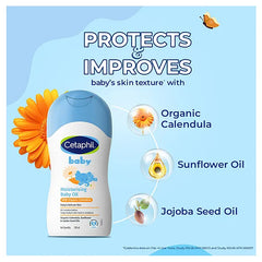 Cetaphil Baby Moisturizing Oil With Organic Calendula - 200ml