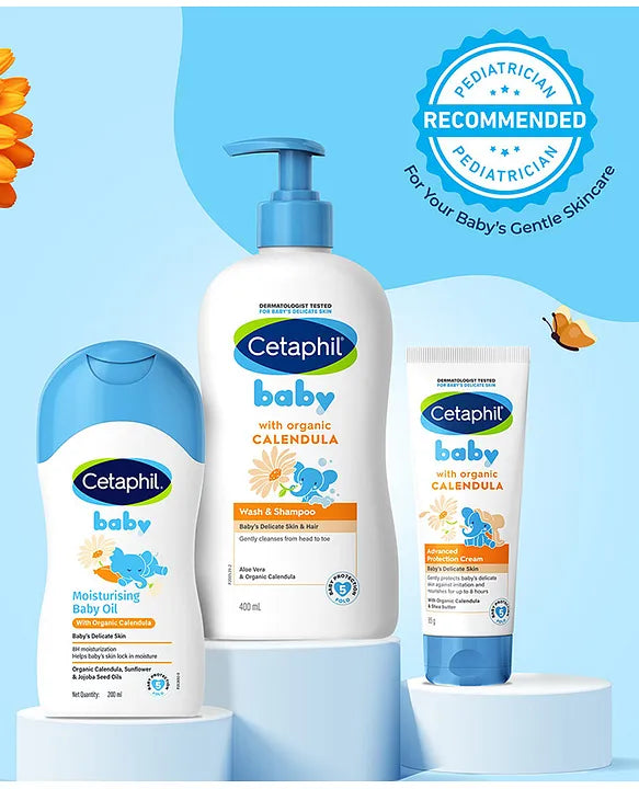 Cetaphil Baby Moisturizing Oil With Organic Calendula - 200ml