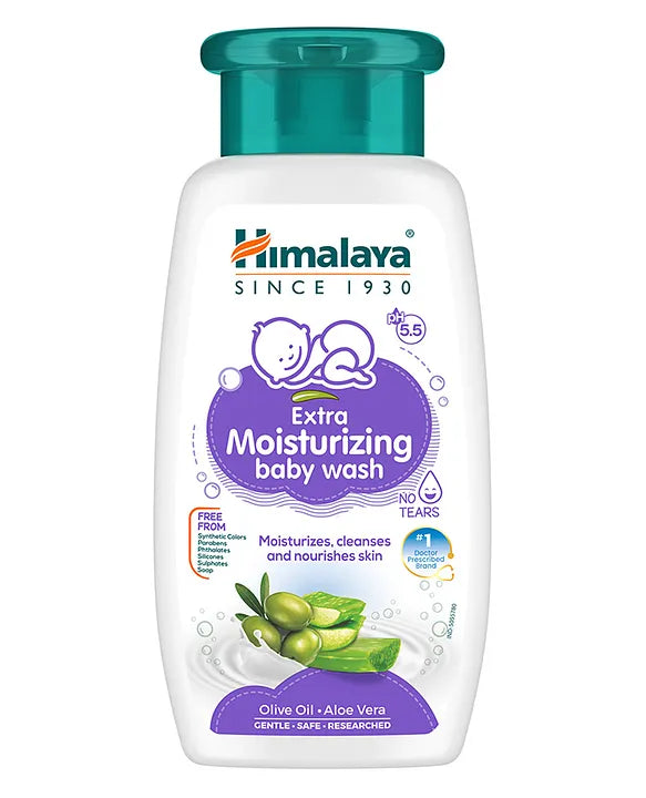 Himalaya Babycare Himalaya Herbal Extra Moisturizing Baby Wash - 200 ml