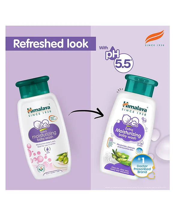 Himalaya Babycare Himalaya Herbal Extra Moisturizing Baby Wash - 200 ml