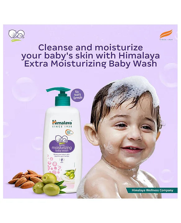 Himalaya Babycare Himalaya Herbal Extra Moisturizing Baby Wash - 200 ml