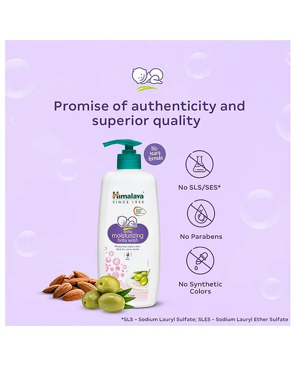 Himalaya Babycare Himalaya Herbal Extra Moisturizing Baby Wash - 200 ml
