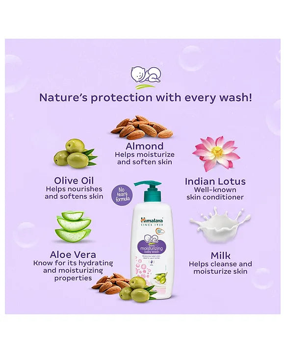 Himalaya Babycare Himalaya Herbal Extra Moisturizing Baby Wash - 200 ml