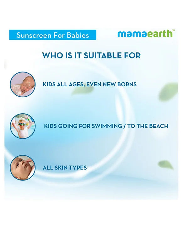 Mamaearth Baby mamaearth Mineral Based Sunscreen For Babies - 100 ml