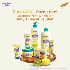 Himalaya Babycare Ghee Himalaya Baby Lotion with Pure Cow Ghee 700ml|pH 5.5|For Sensitive Baby Skin from Day 1|Upto 24-hr Moisture|Dermatologically Tested|Safe for Newborns|Aloe Vera