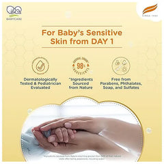 Himalaya Babycare Ghee Himalaya Head To Toe Baby Wash With Pure Cow Ghee 700 ml|pH5.5|For Sensitive Baby Skin from Day 1|Soap Free|No Tears|Newborn Safe|No Parabens|No Sulfates|Dermatologically Tested|Aloe Vera