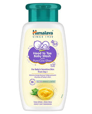 Himalaya Babycare Ghee Himalaya Head To Toe Baby Wash With Pure Cow Ghee 200 ml|pH5.5|For Sensitive Baby Skin from Day 1|Soap Free|No Tears|Newborn Safe|No Parabens|No Sulfates|Dermatologically Tested|Aloe Vera