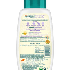 Himalaya Babycare Ghee Himalaya Head To Toe Baby Wash With Pure Cow Ghee 200 ml|pH5.5|For Sensitive Baby Skin from Day 1|Soap Free|No Tears|Newborn Safe|No Parabens|No Sulfates|Dermatologically Tested|Aloe Vera