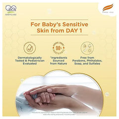 Himalaya Babycare Ghee Himalaya Head To Toe Baby Wash With Pure Cow Ghee 200 ml|pH5.5|For Sensitive Baby Skin from Day 1|Soap Free|No Tears|Newborn Safe|No Parabens|No Sulfates|Dermatologically Tested|Aloe Vera