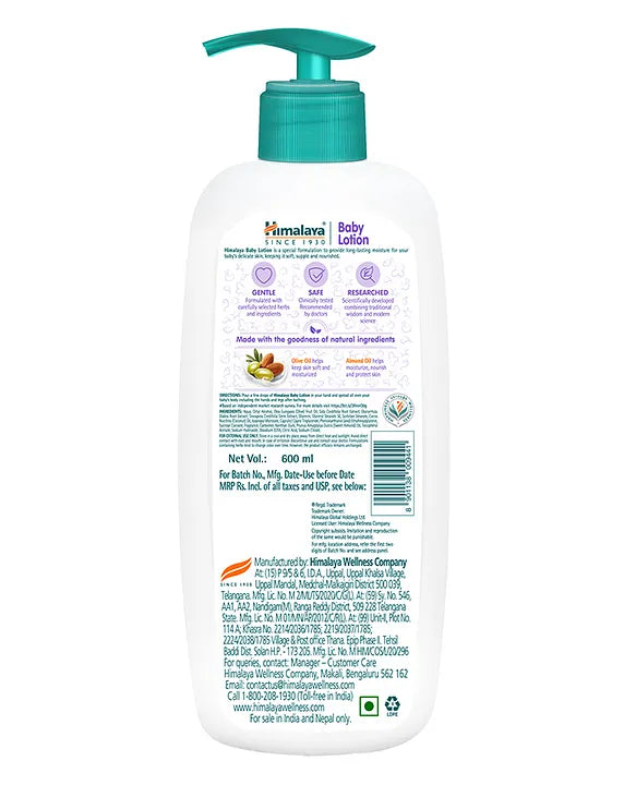 Himalaya Babycare Herbal Baby Lotion - 600 ml