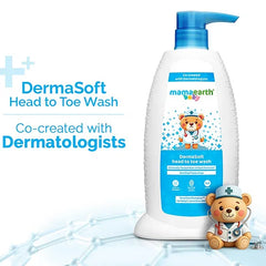 Mamaearth Baby DermaSoft Head to Toe Wash with SensiCareComplex for Baby's Sensitive Skin - 250 ml