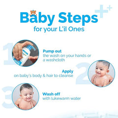 Mamaearth Baby DermaSoft Head to Toe Wash with SensiCareComplex for Baby's Sensitive Skin - 250 ml