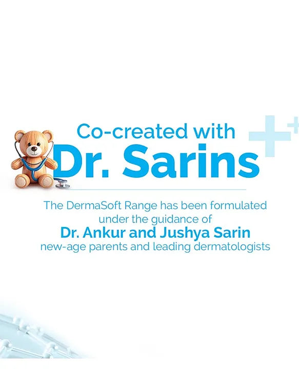 Mamaearth Baby DermaSoft Body Lotion with SensiCareComplex for Baby's Sensitive Skin Co-created with Dermatologists | Safe and Non-irritant formula | Fragrance Free - 250 ml