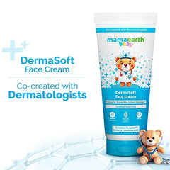 Mamaearth Baby DermaSoft Face Cream with SensiCareComplex for Baby's Sensitive Skin - 80 g