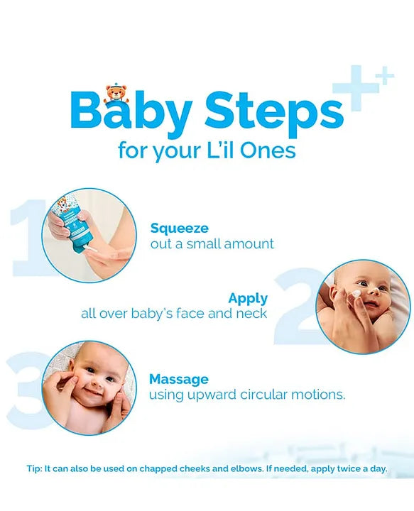 Mamaearth Baby DermaSoft Face Cream with SensiCareComplex for Baby's Sensitive Skin - 80 g