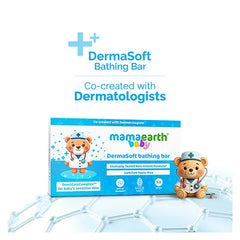 Mamaearth Baby Dermasoft Bathing Bar With Sensicare Complextm for Baby's Sensitive Skin - 75 g