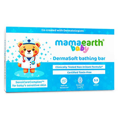 Mamaearth Baby Dermasoft Bathing Bar With Sensicare Complextm for Baby's Sensitive Skin - 75 g
