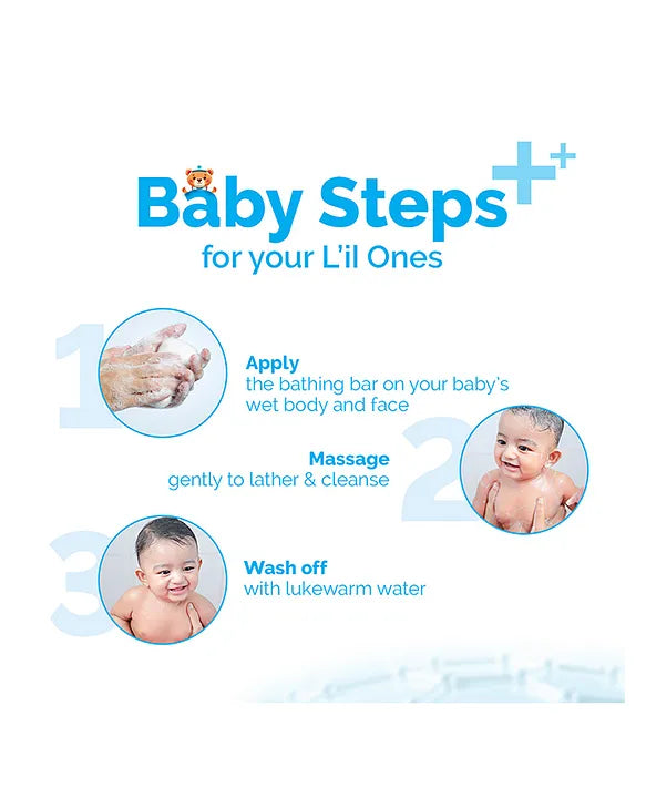 Mamaearth Baby Dermasoft Bathing Bar With Sensicare Complextm for Baby's Sensitive Skin - 75 g