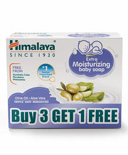 Himalaya Extra Moisturising Baby Soap 4x75 gm (Buy 3 Get 1 Free) ( Pack of 2 )