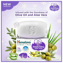 Himalaya Babycare Himalaya Extra Moisturising Baby Soap 4x75 gm (Buy 3 Get 1 Free)
