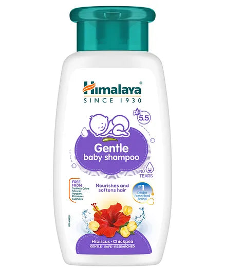 Himlaya Extra Moisturizing Baby Wash - 400ml & Gentle Baby Shampoo - 200 ml