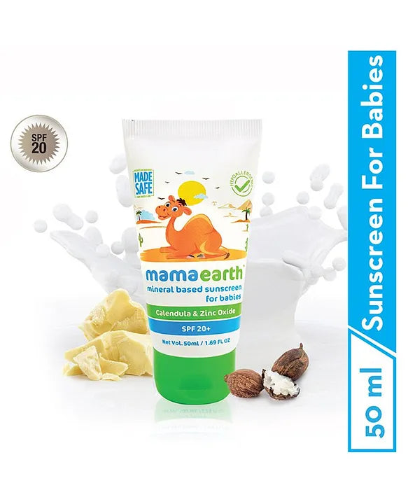 Mamaearth Baby mamaearth Mineral Based Sunscreen For Babies - 50 ml