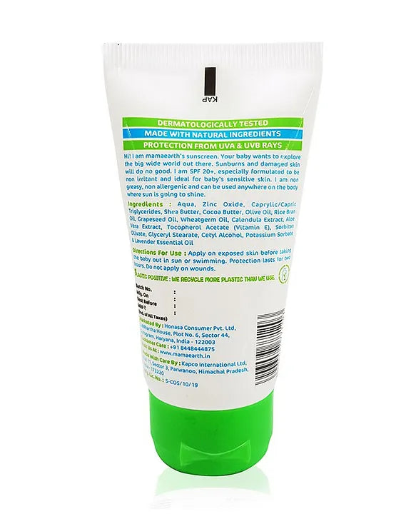 Mamaearth Baby mamaearth Mineral Based Sunscreen For Babies - 50 ml