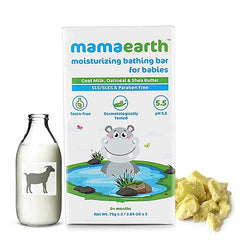 Mamaearth Baby Mamaearth Moisturizing Baby Bathing Soap Bar Pack Of 2 - 75gm
