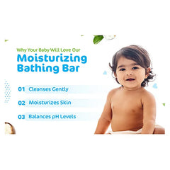 Mamaearth Baby Mamaearth Moisturizing Baby Bathing Soap Bar Pack Of 2 - 75gm