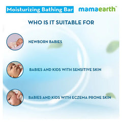 Mamaearth Baby Mamaearth Moisturizing Baby Bathing Soap Bar Pack Of 2 - 75gm