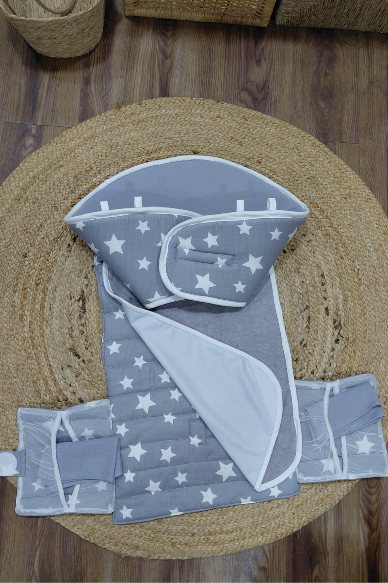 Born Star Grey Diaper Changing Mat for Baby