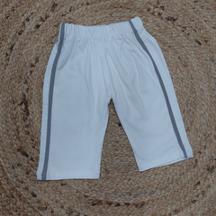 White Unisex Track Pants | Cotton Jersey Hoisery