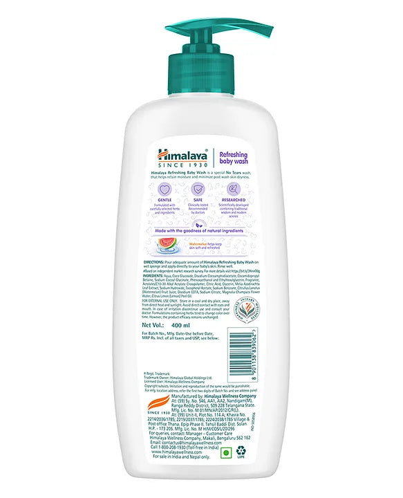 Himalaya Babycare Himalaya Refreshing Baby Wash - 400 ml
